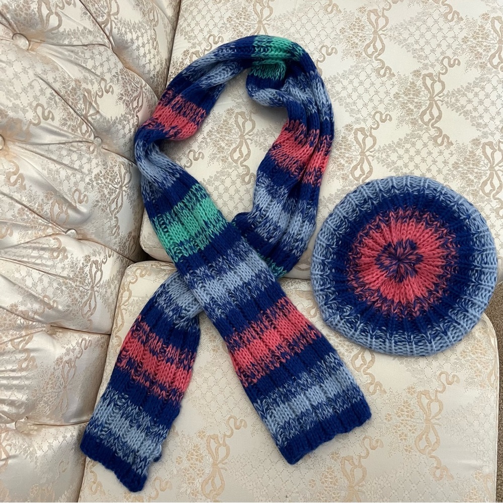 Knit Scarf & Hat Set
